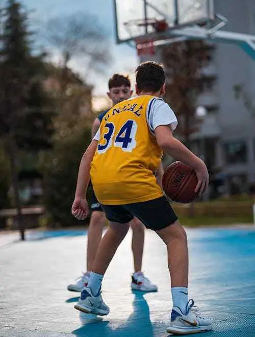 Dream of playing basketball with friends